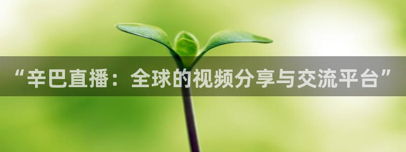 857直播体育：“辛巴直播：全球的视频分享与交流平台”