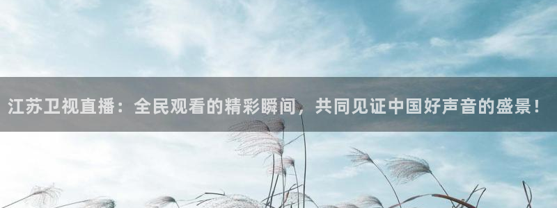 857nba体育赛事直播：江苏卫视直播：全民观看的精彩瞬间，共同见证中国好声音的盛景！